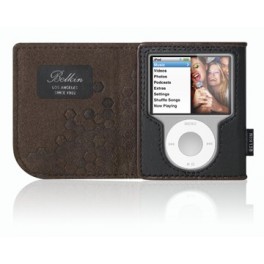 Leather Case (iPod nano) - Negro / Chocolate Leather Case (iPod nano) - Negro / Chocolate